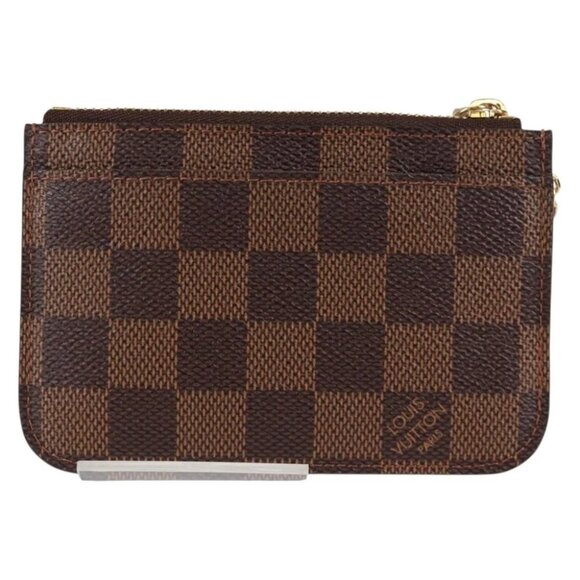 LOUIS VUITTON Damier Ebene Pochette Cree Coin Purse - Picture 4 of 16
